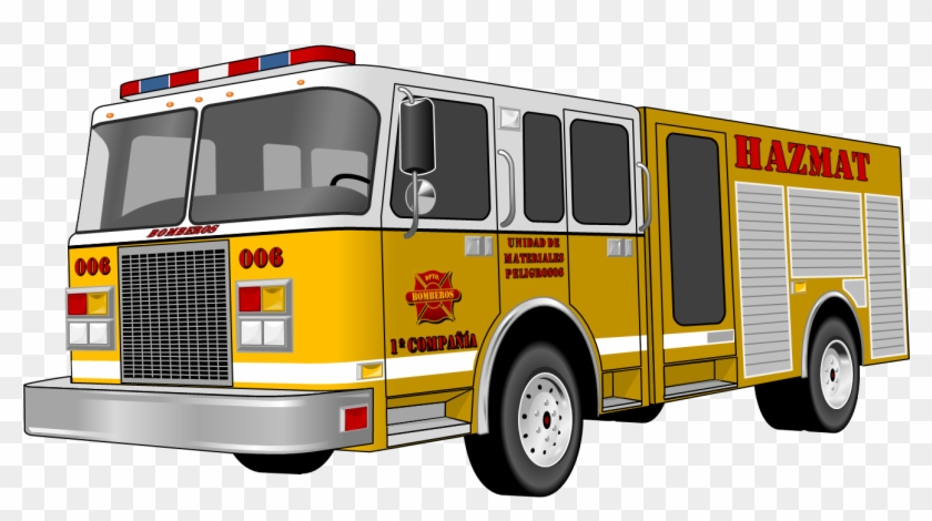 Camión De Bomberos 06 - Coche De Bomberos Png Clipart