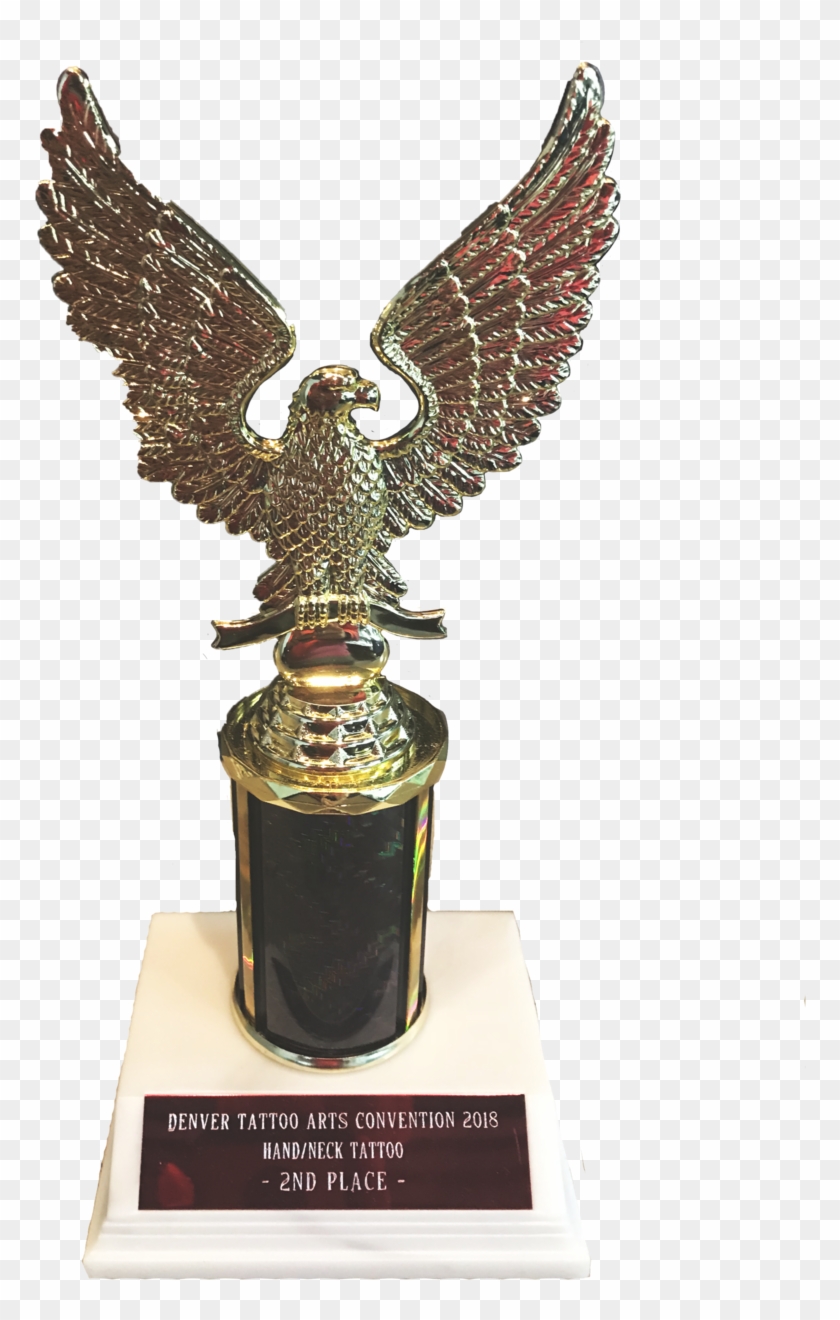 2nd Place Hand Neck - Golden Eagle Clipart