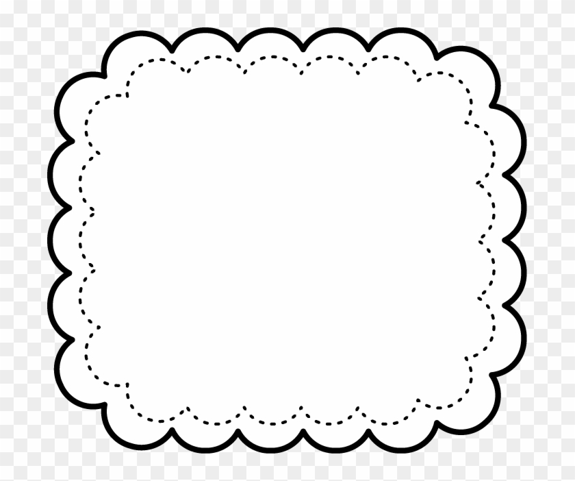 Marcos En Blanco Y Negro Para Imprimir Gratis - Cute Black And White Frame Clipart #5024254