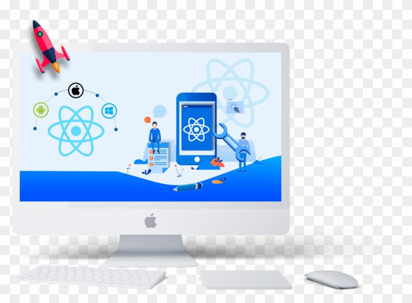 React Native App Development Clipart