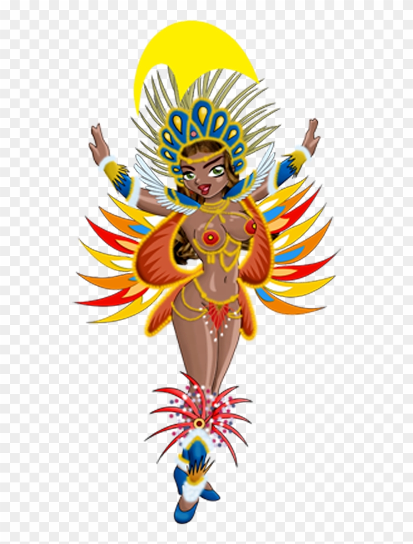 Passista De Carnaval Em Png - Passista Carnaval Desenho Png Clipart #5024381