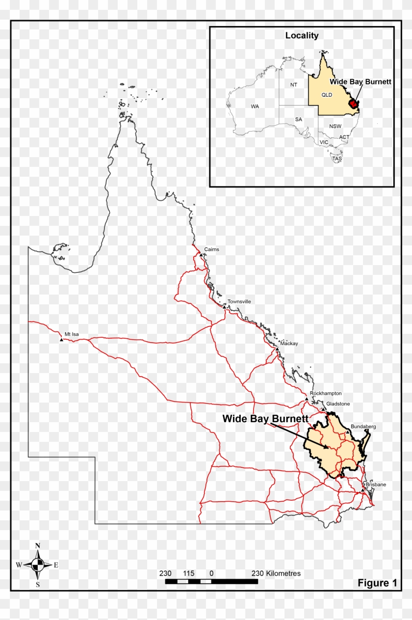 Below Is A Map Of The Region, Showing The Boundaries - Map Clipart