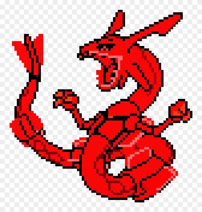 Magma Rayquaza - Minecraft Pokemon Rayquaza Clipart