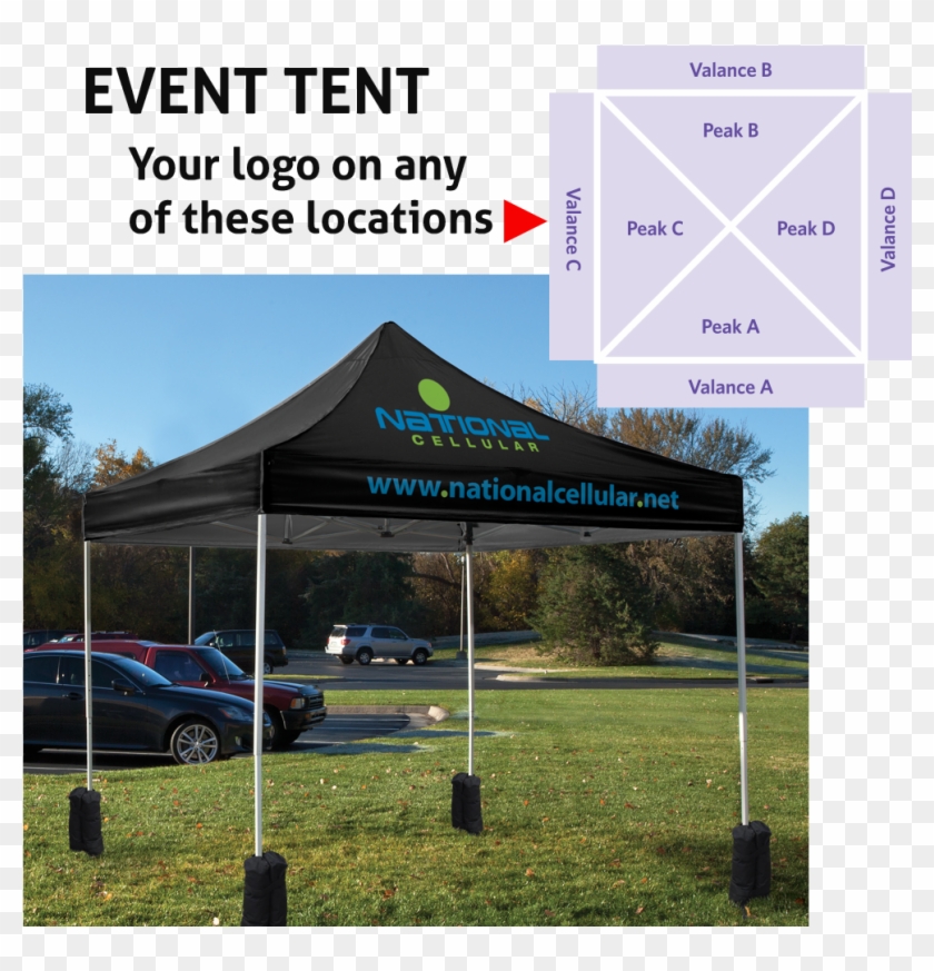 Square Tent Full Colour Dye Sublimation - Canopy Clipart