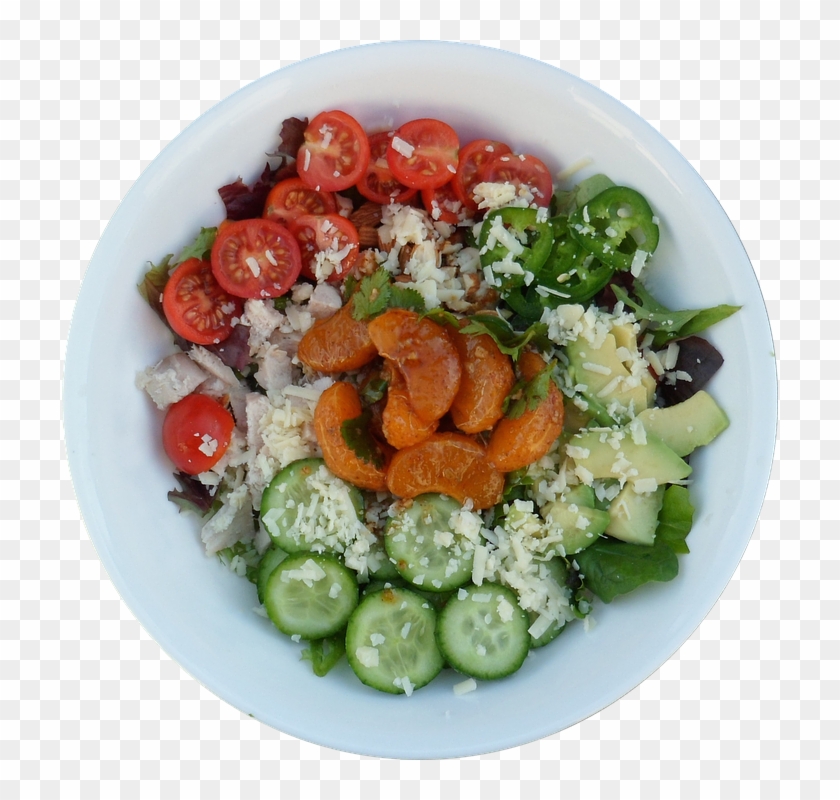 Ensalada, Saludable, Hortalizas, Dieta, Fresco - Fresh Vegetable Salad Png Clipart