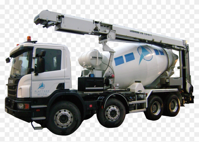 Camion - Camion De Ciment Png Clipart #5025445