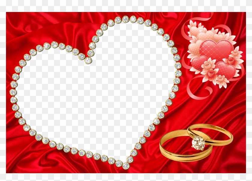 Moldura Romântica Png - Frames Of Wedding Anniversary Clipart #5025514