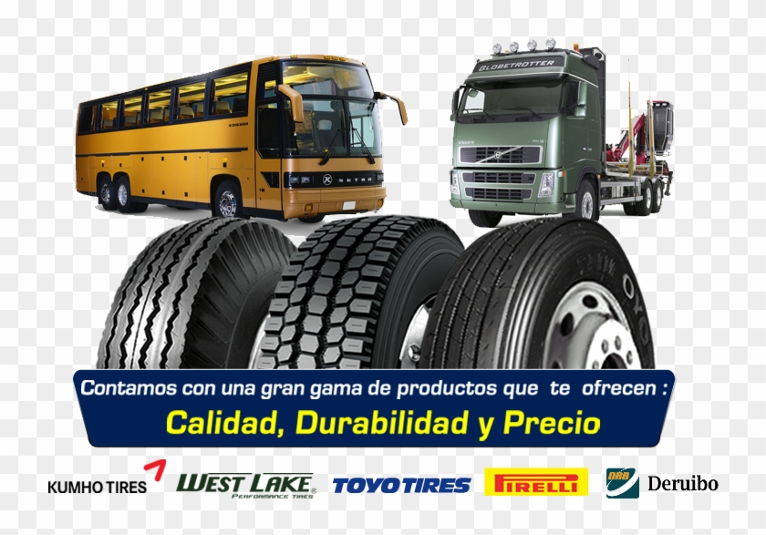 Banner Llantas De Camion - Commercial Vehicle Clipart