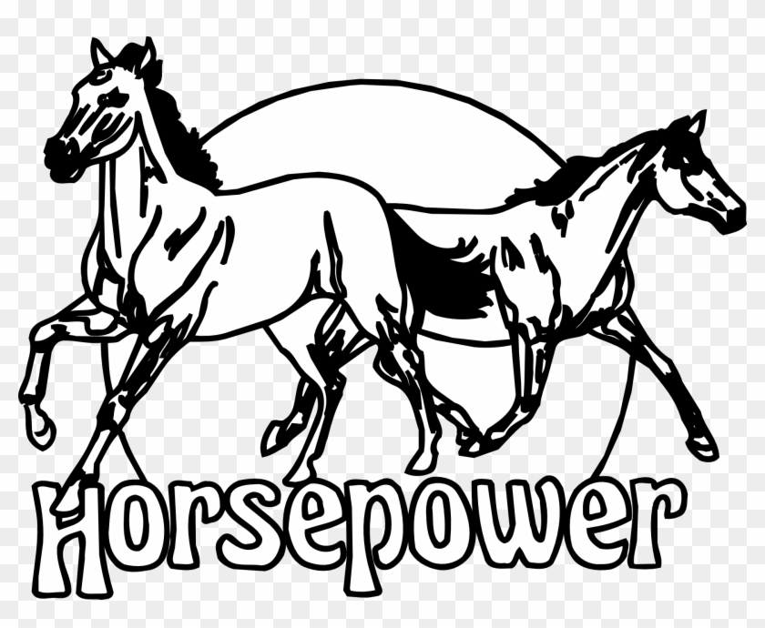 Caballos Para Colorear - Horsepower Clipart - Png Download