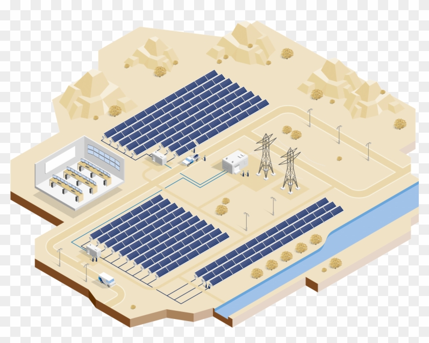 Expertise In Flexibly Adjusting Their Control System - Solar Power Plant Control Clipart #5025928