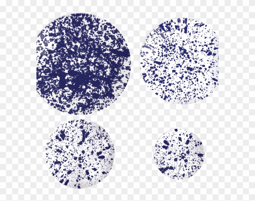 Magma Indigo Plate - Non Sans Raison Porcelaine Clipart