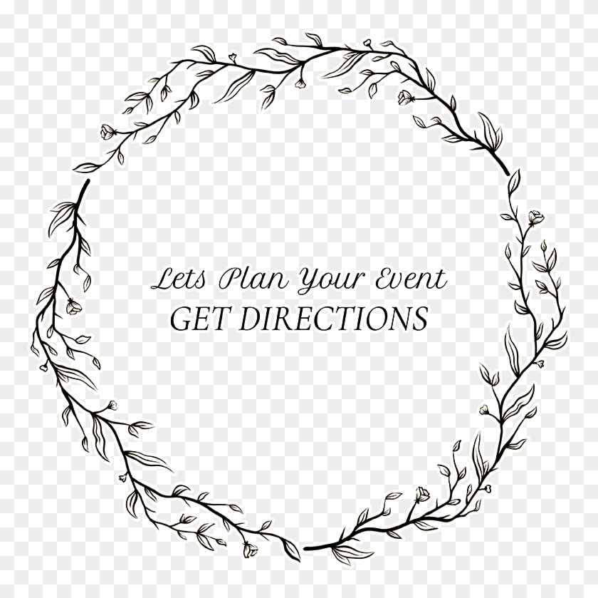 Luxury Tent Rental For Your Special Events - イラスト モノクロ フレーム 花 Clipart