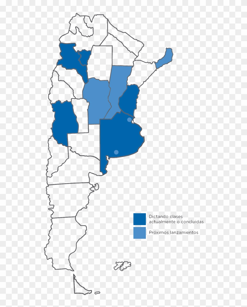 Provincias En Las Que Se Dictan O Van A Dictar Cursos - Illustration Clipart