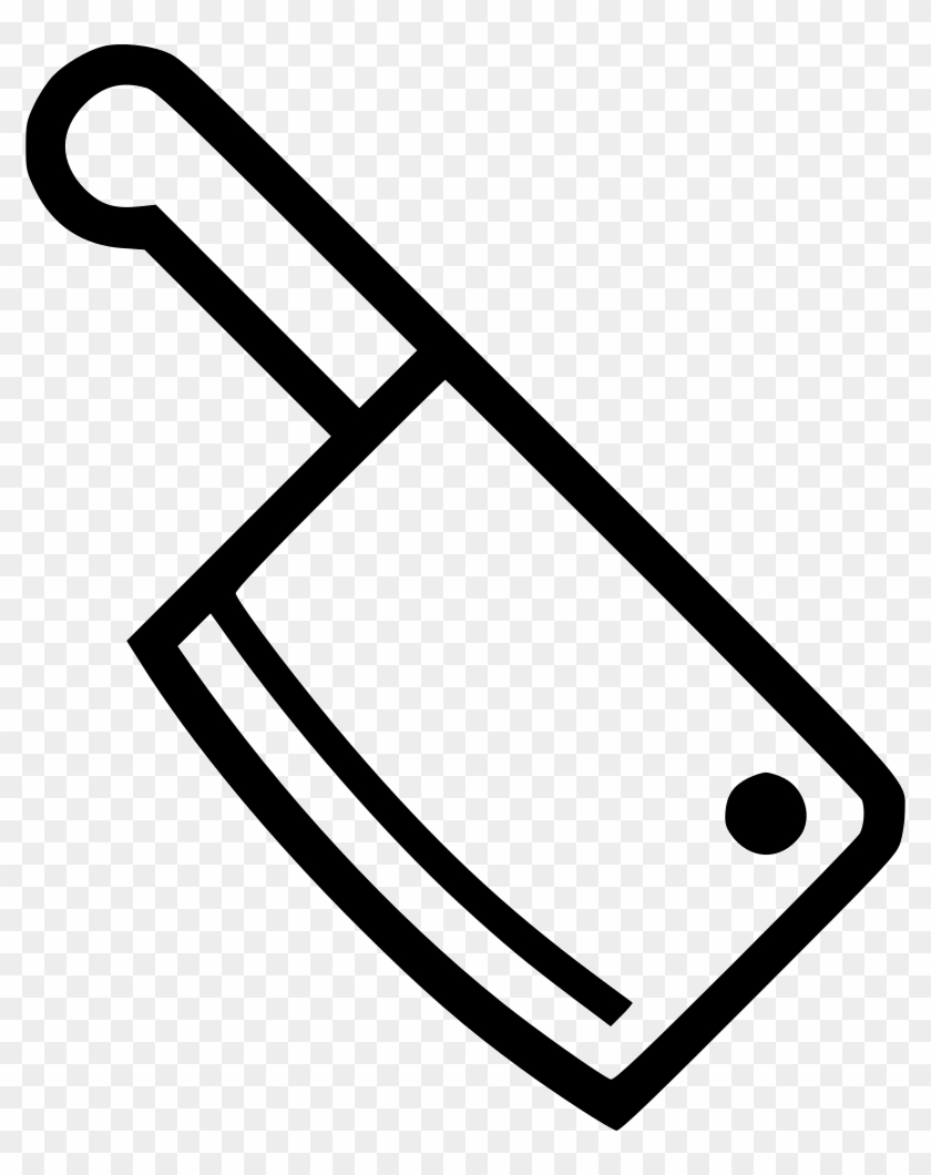 Meat Cleaver Comments - Meat Cleaver Icon Clipart