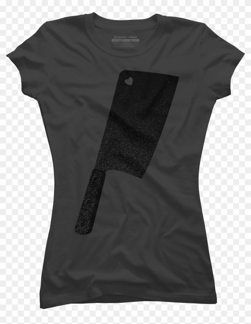 Meat Cleaver Of Love Womens T Shirt - T-shirt Clipart #5027218
