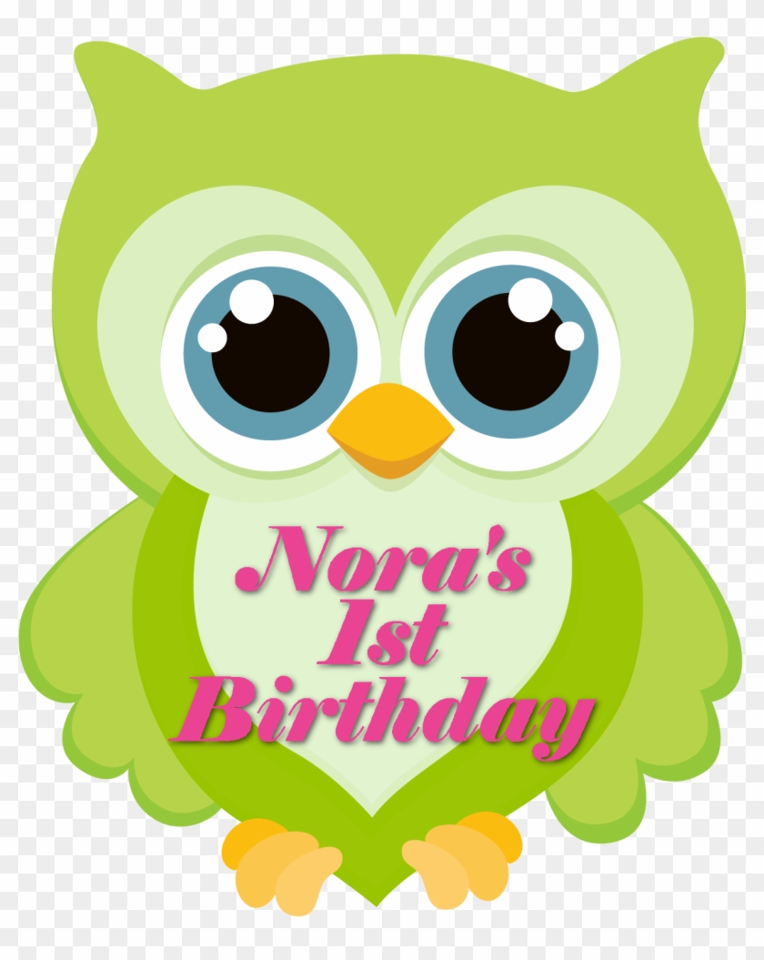 Nora2 Small - Owl Birthday Chart Free Clipart #5027222