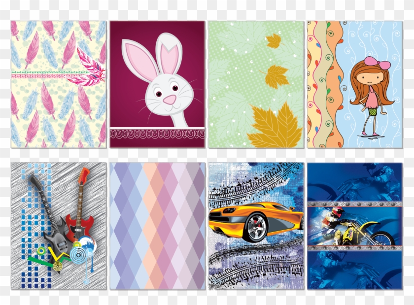 Cuaderno Universitario Doble Anillo Muestras - Cartoon Clipart