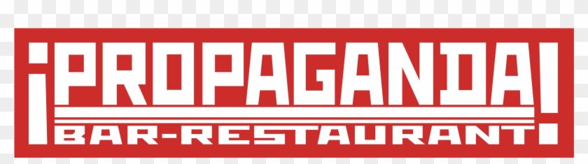 Propaganda Bar Restaurant Logo Png Transparent - Propaganda Bar Clipart