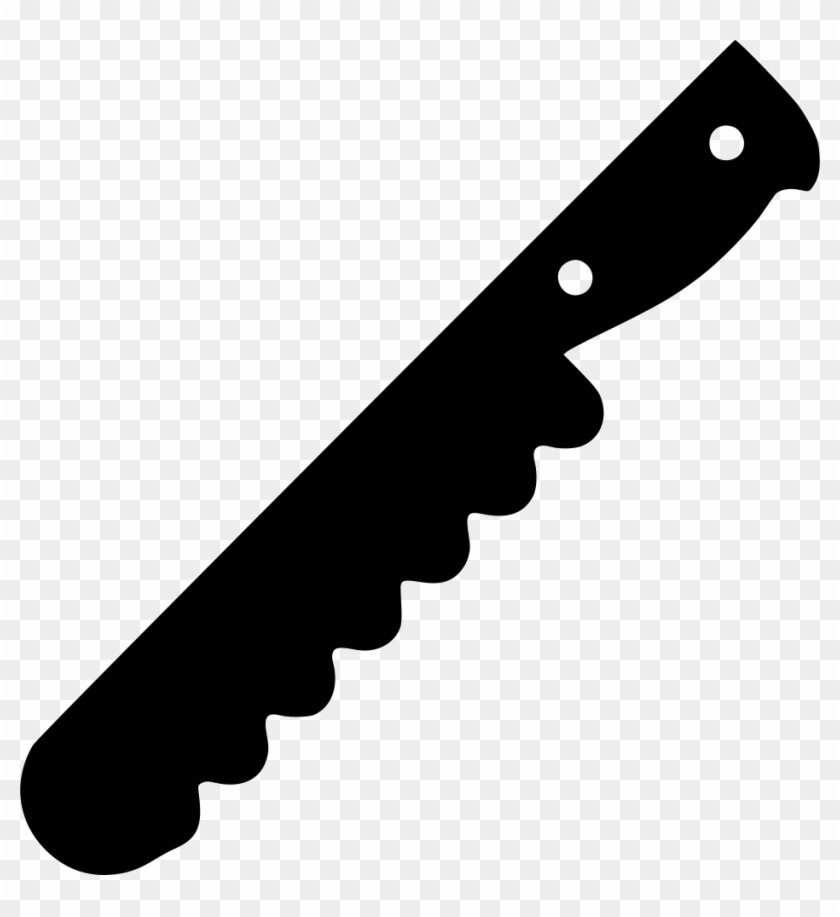 Bread Knife Svg Png Icon Free Download - Knife For Croissant Clipart #5028006