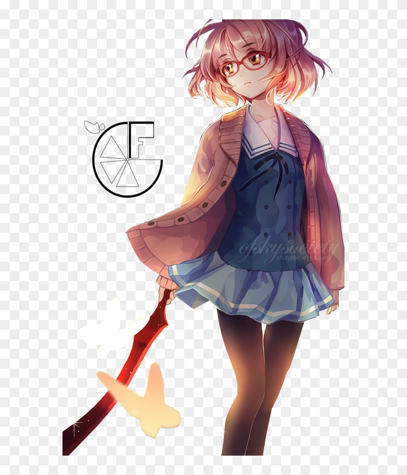Mirai Kuriyama Png - Poster De Kyoukai No Kanata Clipart