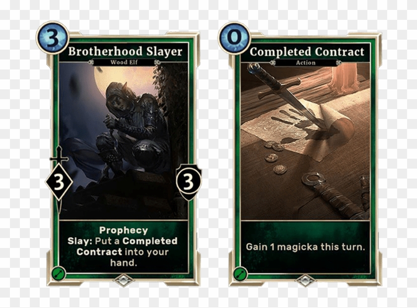 Tesl Slayercontract - Elder Scrolls Legends Dragonborn Clipart