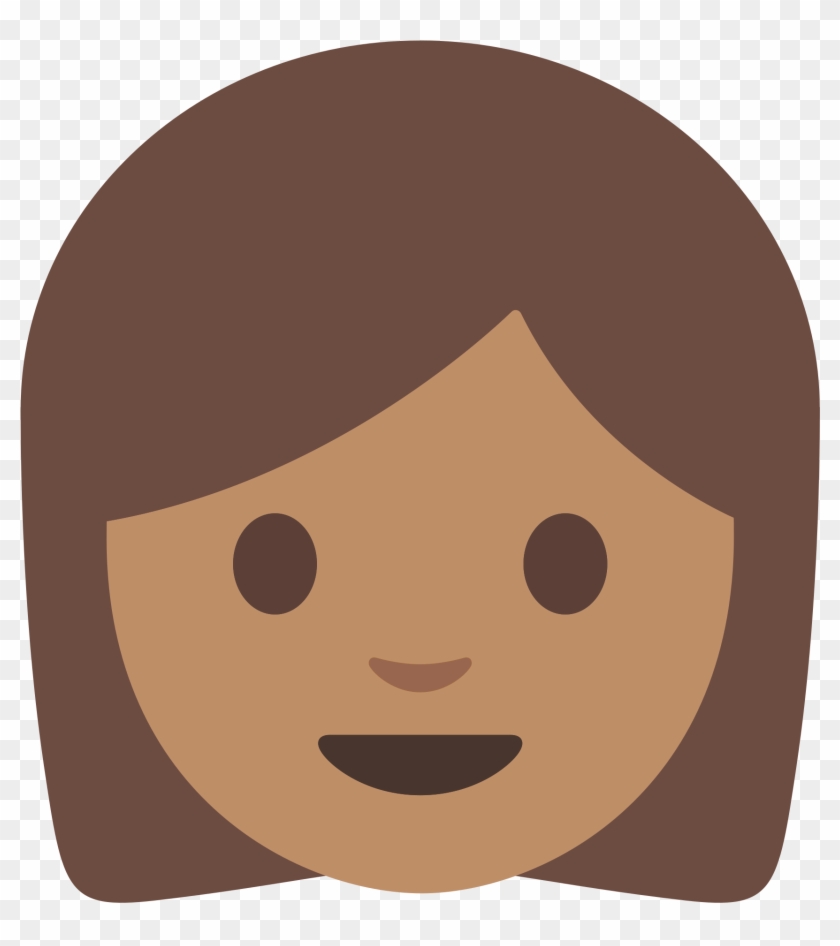 Open - Emoji Princesa Morena Clipart #5028912