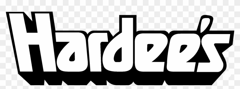 Hardee's Logo Black And White - Hardee's Clipart #5028942