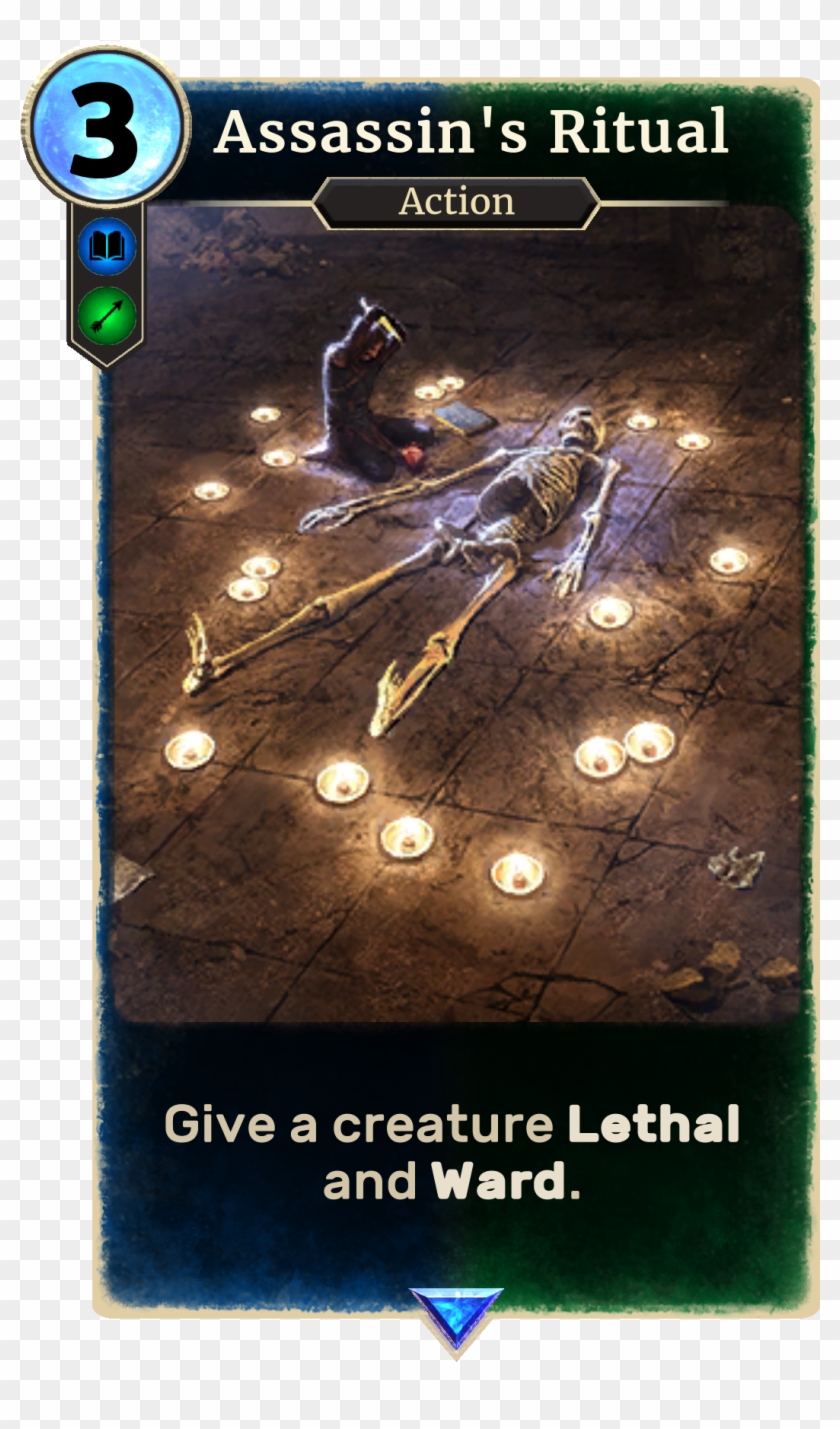 Assassin's Ritual Depicts Someone Committing The Black - Twin Lamps Clipart