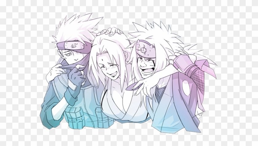 Tsunade Sticker - Jiraiya Tsunade Clipart