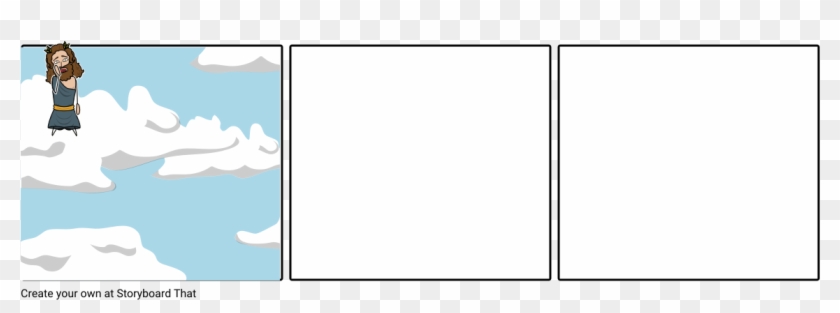 Zeus And The Great Flood Clipart