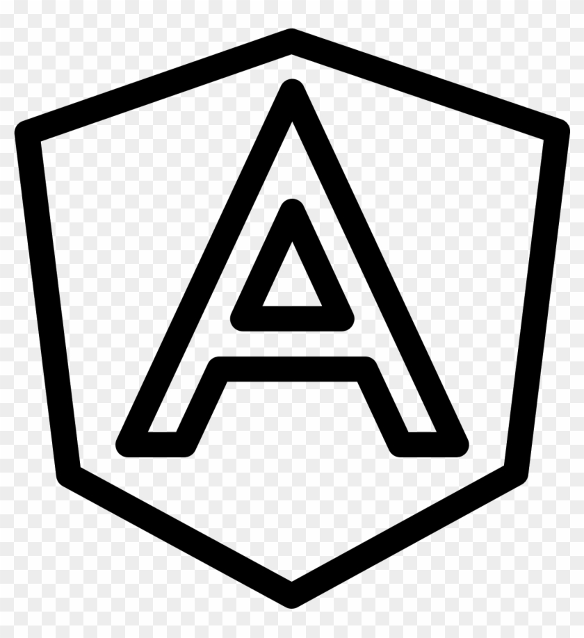 Angularjs Icon Png - Triangle Clipart #5029349
