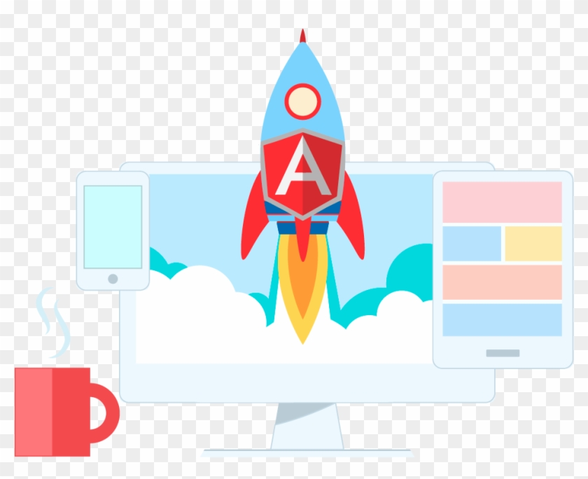 Angularjs Examples Can Be Found On The Websites Of - Illustration Clipart #5029612