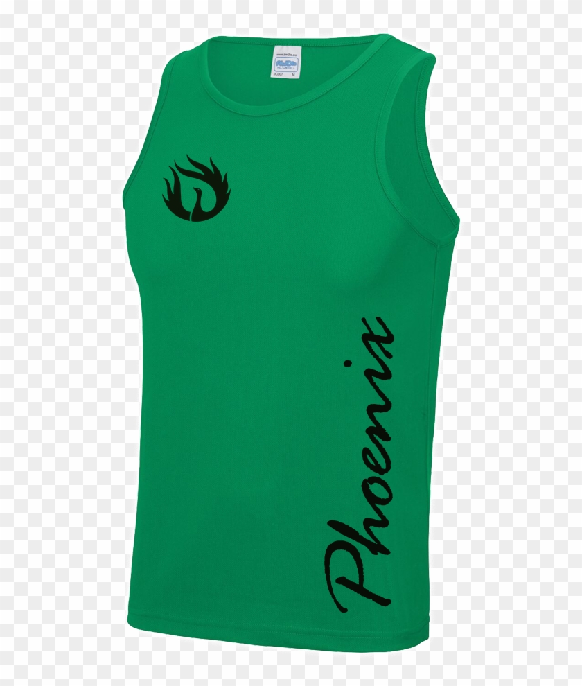 Phoenix Dance Snr Male Cool Vest Kelly Green M, L, - Active Tank Clipart #5029882