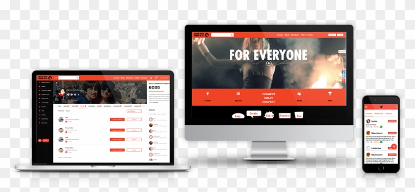 Social Networking Platform - Tablet Computer Clipart