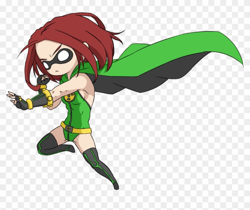 Atomic Mega Girl Original Character Concept For A Thing - Cartoon Clipart #5029973