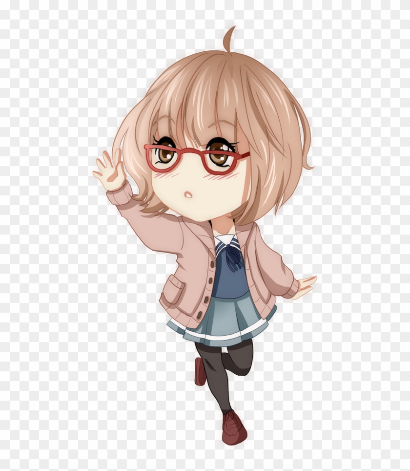 Mirai Kuriyama From Beyond The Boundary/kyokai No Kanata - Cartoon Clipart