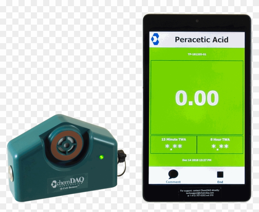 Chemdaq Monitors Air Environment For Peracetic Acid, - Smartphone Clipart