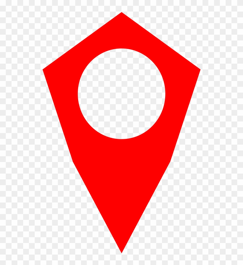 File - Map Pin - Svg - Circle Clipart #5030123