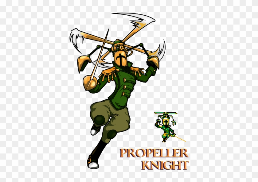 Undefined - Shovel Knight Propeller Knight Clipart #5030573