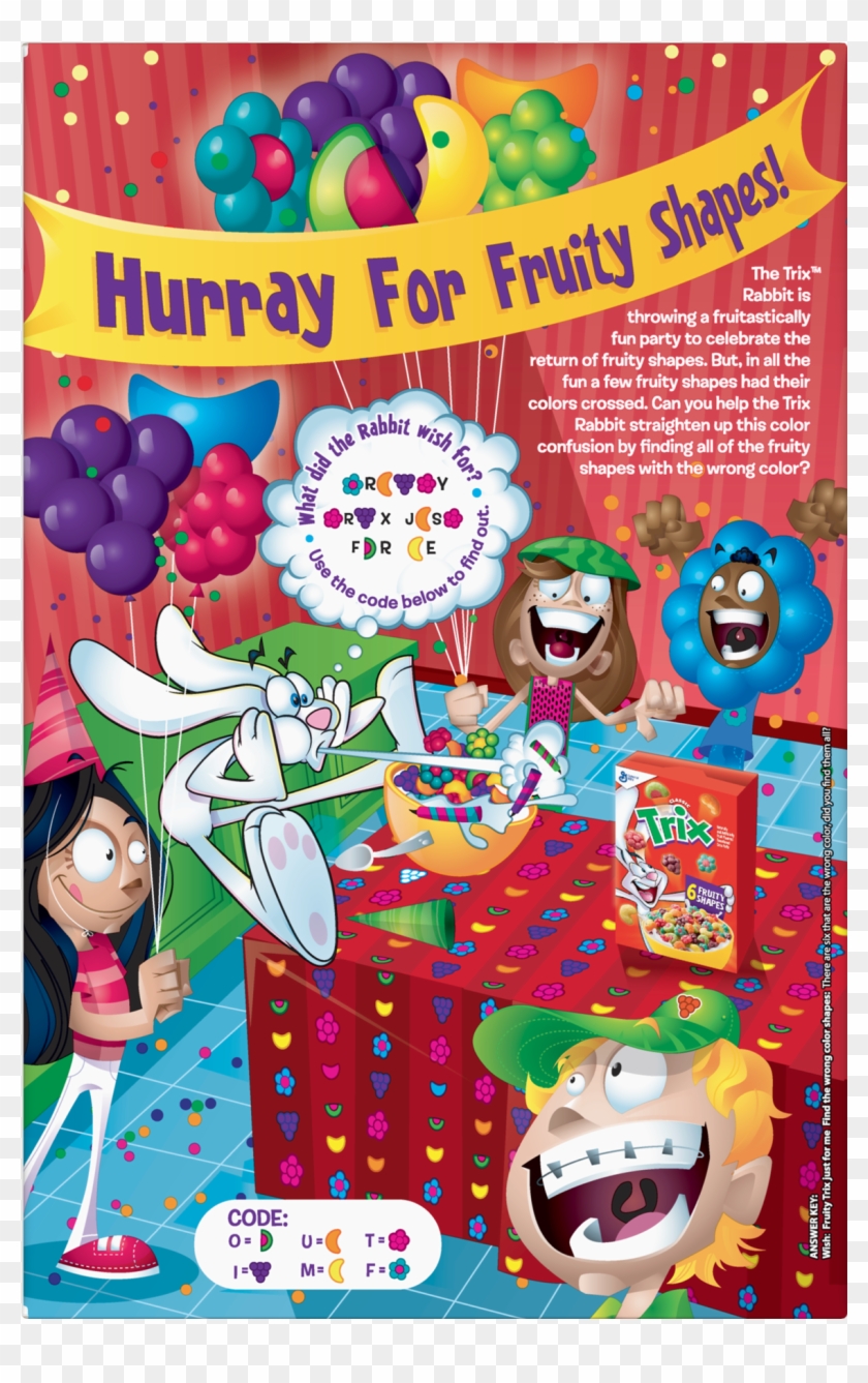Trix Fruity Shapes Clipart