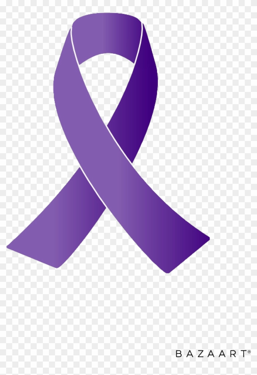 Purple Ribbon Clip Art For Overdose Awareness - Dia Mundial De La Epilepsia - Png Download #5030895