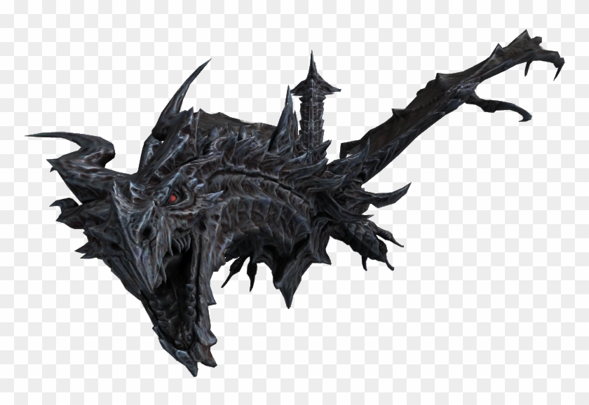 Recapitulative Of The Additional Objects For Xnalara - Skyrim Dragon Alduin Png Clipart #5031201