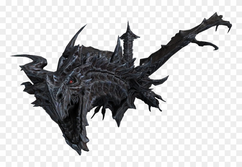 Recapitulative Of The Additional Objects For Xnalara - Skyrim Dragon Alduin Png Clipart