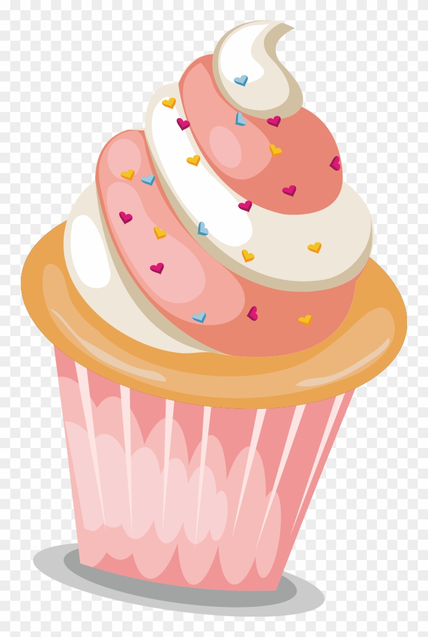 Calling All Bakers - Colorful Cupcake Drawing Png Clipart #5031283