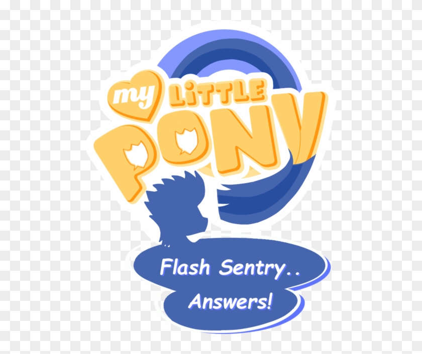 Flashsentrysartwork, Ask Flash Sentry, Comic Sans, - Logo My Little Pony Vector Clipart #5031534
