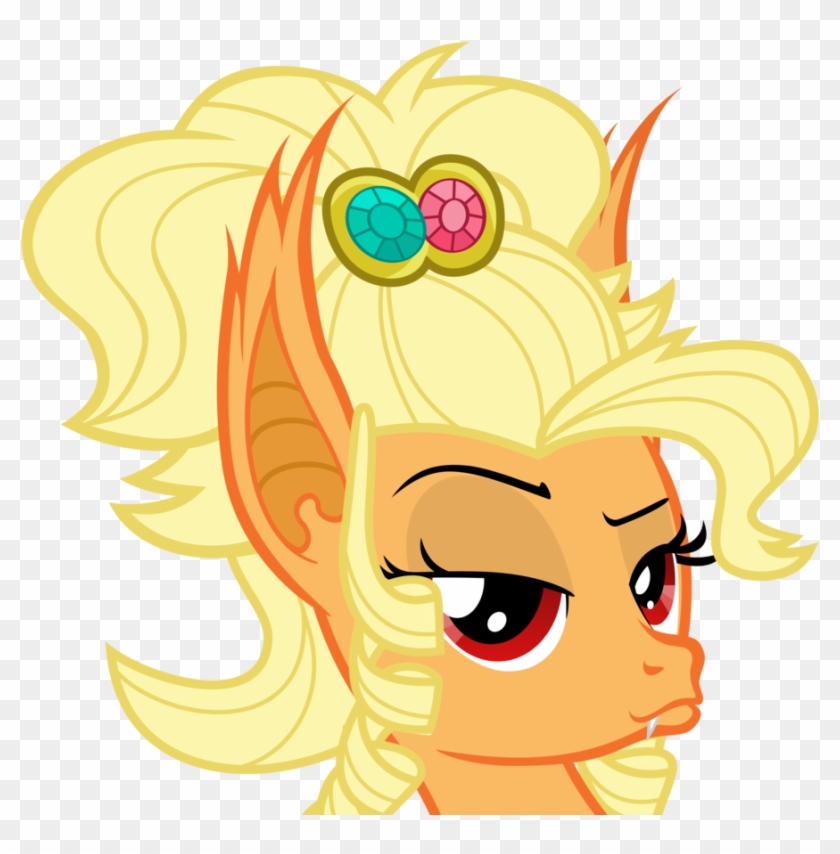 Applejack Rainbow Dash Pony Hair Face Yellow Mammal - Cartoon Clipart #5031535