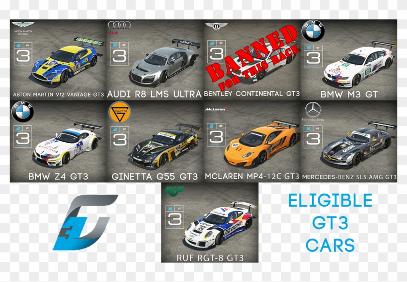 [ Img] - Project Cars Gt3 Cars Clipart
