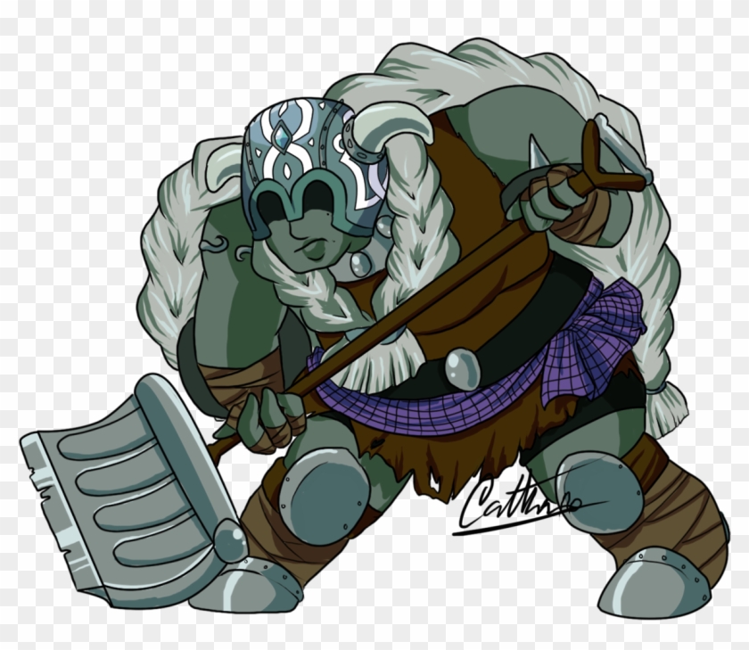 Female Polar Knight From Shovel Knight She - Cartoon Clipart #5031857