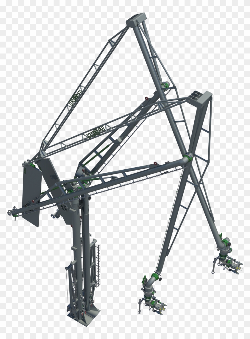 Twin Marine Loading Arm - Kanon Marine Loading Arm Clipart