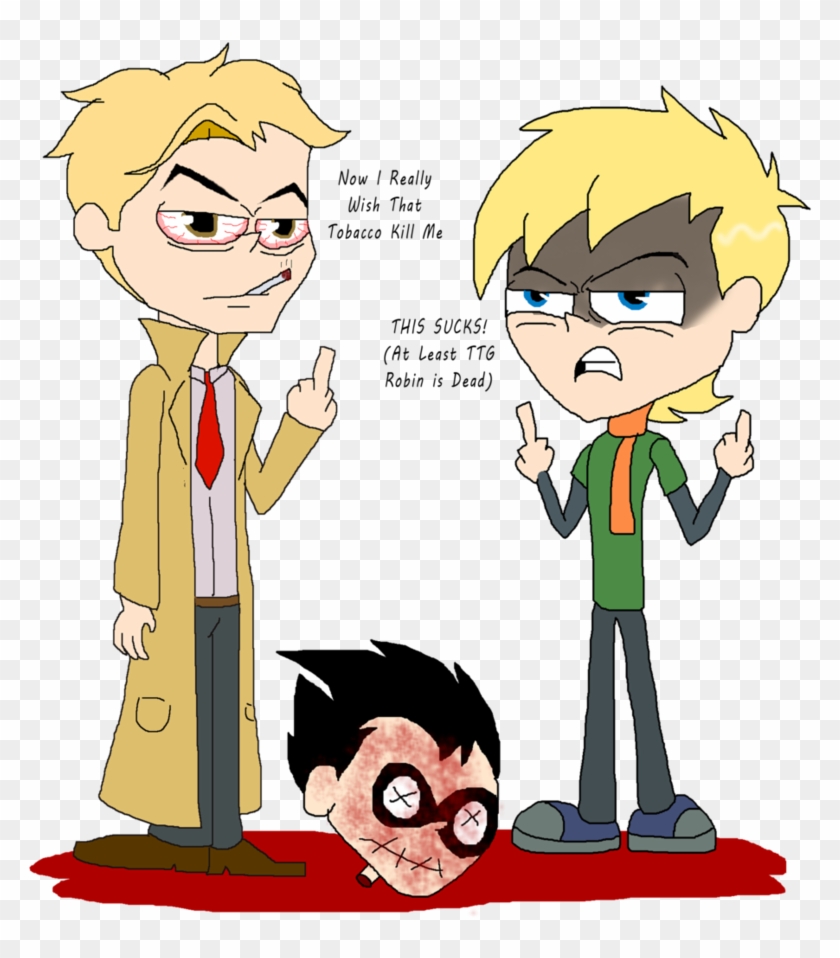 John Constantine And Vervian - John Constantine Clipart - Png Download